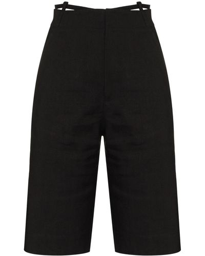 Jacquemus Straight Shorts - Zwart