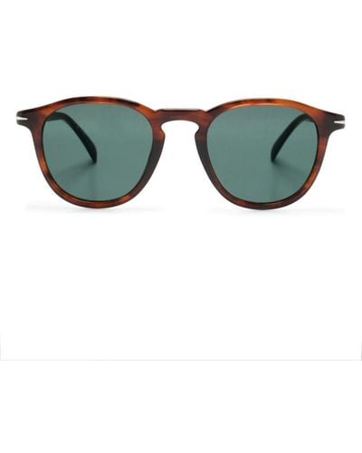 David Beckham Round-frame Sunglasses - Green