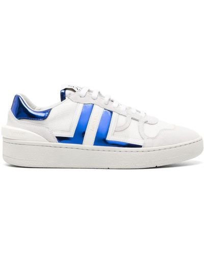 Lanvin Clay Leather Sneakers - Blue