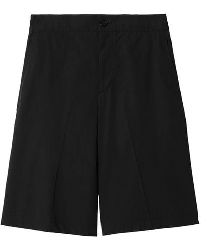 Burberry Low-rise Bermuda Shorts - Black
