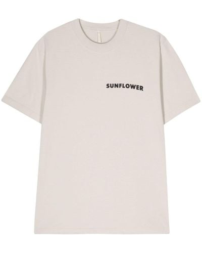 sunflower T-shirt Master con stampa - Bianco