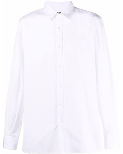 Balmain Long-sleeve Buttoned Shirt - White