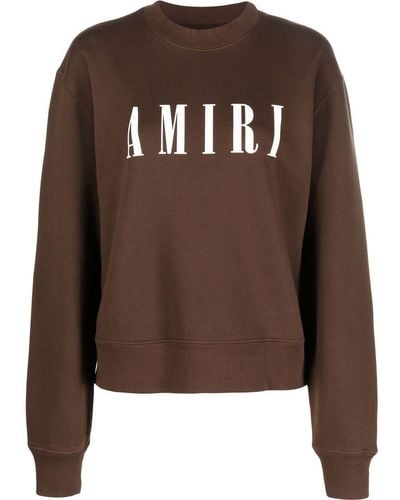 Amiri ロゴ スウェットシャツ - ブラウン