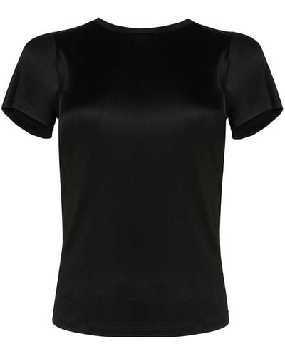 RTA Camiseta con cuello redondo - Negro