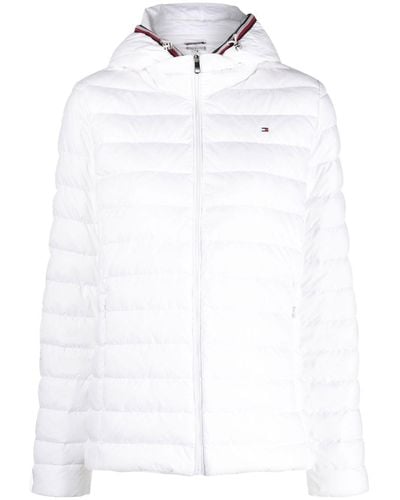 Tommy Hilfiger Hooded Padded Jacket - White