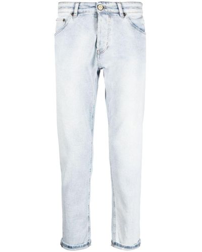 PT Torino Low-rise Tapered Jeans - Blue