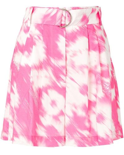 MSGM Shorts mit Print - Pink
