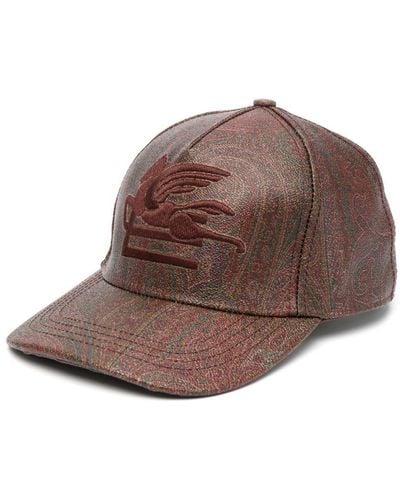 Etro Cappello da baseball Pegaso paisley - Marrone