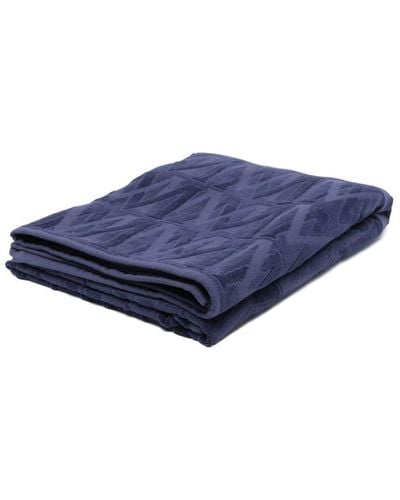 Moncler Monogram Beach Towel - Blue