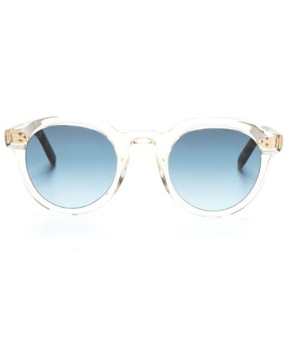 Moscot Wraparound-frame Sunglasses - Blue