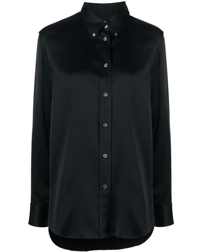 Studio Nicholson Loose-fit Buttoned Shirt - Black