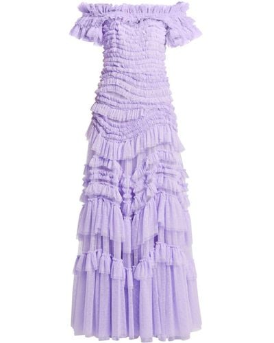 Needle & Thread Robe à volants - Violet