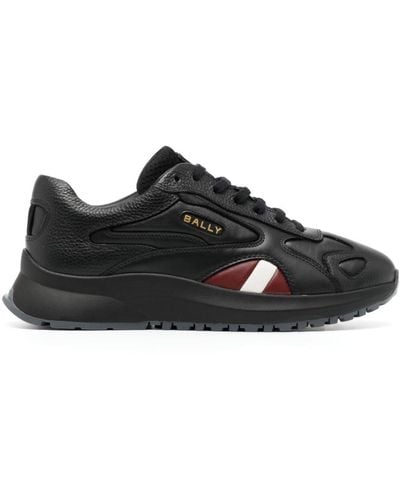 Bally Dewy Leather Sneakers - Black