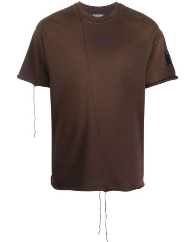 A_COLD_WALL* Shiraga Faded Cotton T-shirt - Brown