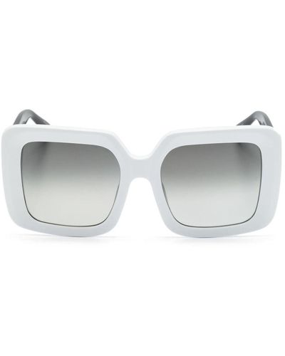 Linda Farrow Shelly Square-frame Sunglasses - Gray
