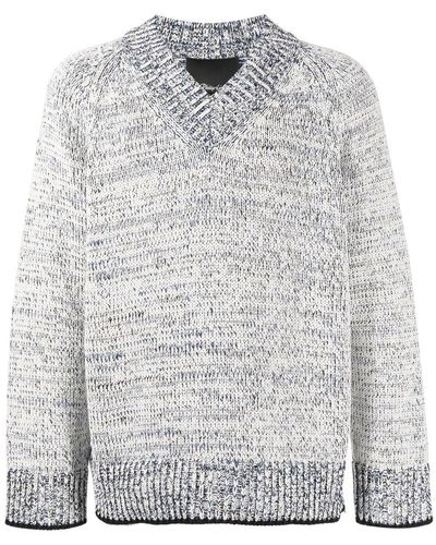 3.1 Phillip Lim Marl-knit Sweater - Grey
