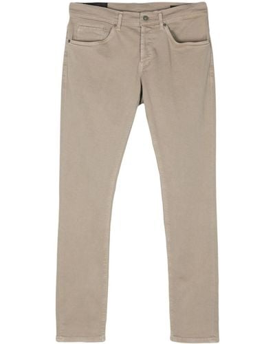 Dondup George Low Waist Skinny Jeans - Naturel