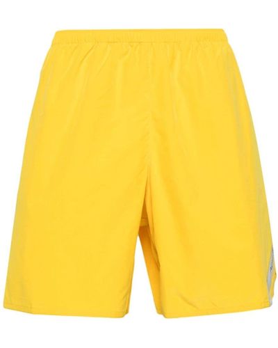 Acne Studios Elasticated-waist Swim Shorts - Yellow