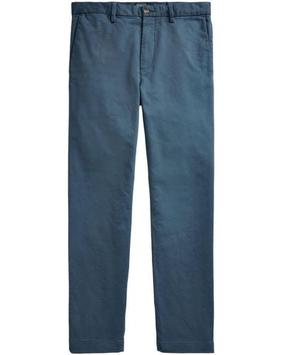 Polo Ralph Lauren Mid-rise Tapered-leg Chinos - Blue