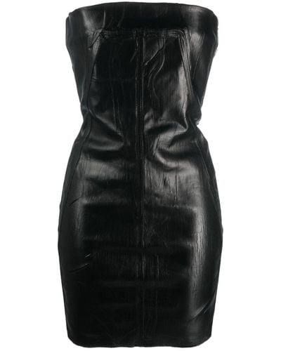 Rick Owens Strapless Mini-jurk - Zwart