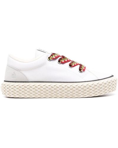 Lanvin White Curbies Sneakers - Wit