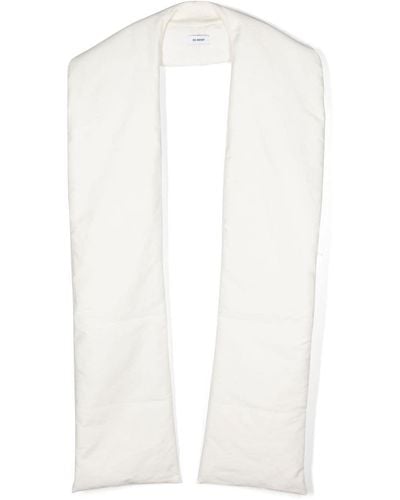 Hed Mayner Puffy Oversized Cotton Scarf - White