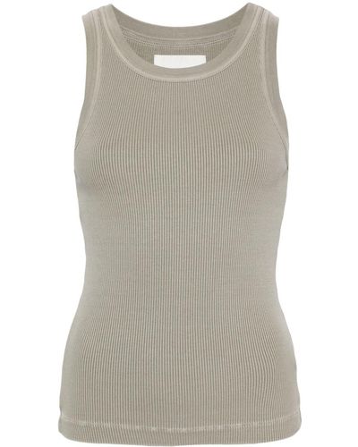 Citizens of Humanity Isabel Ribbed Tank Top - Grey