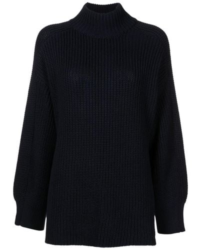 UMA | Raquel Davidowicz High-neck Knitted Sweater - Blue