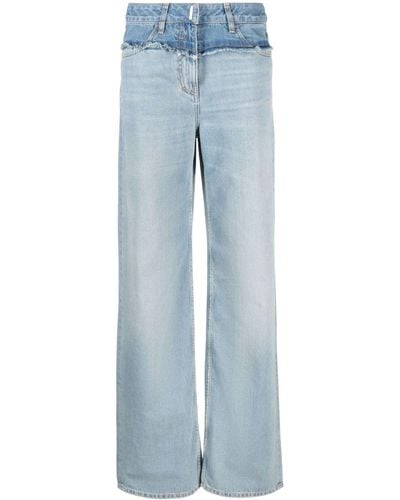Givenchy Low-rise Straight-leg Jeans - Blue