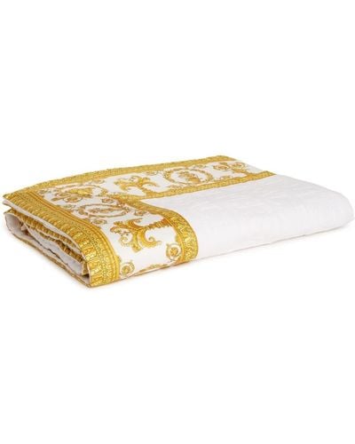 Versace Set 2 asciugamani con stampa - Metallizzato