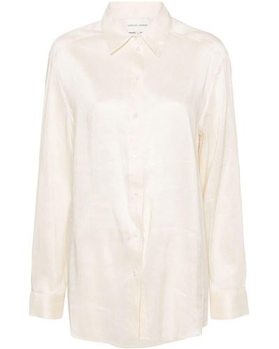 Loulou Studio Canisa Oversized Blouse - Wit