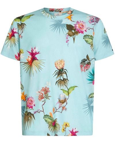 Etro T-shirts And Polos - Blue