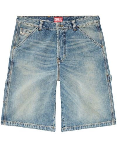 DIESEL D-Livery Jeans-Shorts - Blau