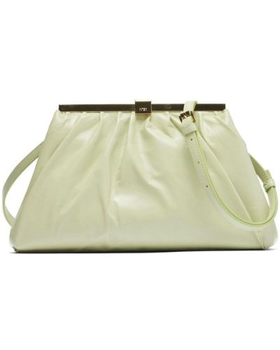 N°21 Puffy Jeanne Leather Crossbody Bag - Natural