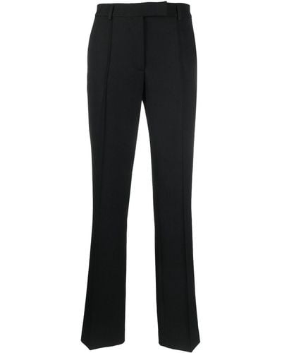 Acne Studios Mid-rise Tailored Trousers - Black