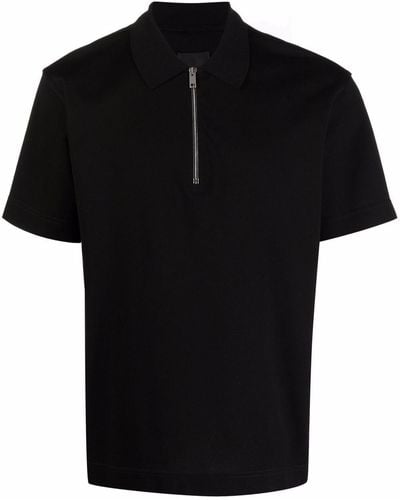 Givenchy Poloshirt Met Ritsdetail - Zwart