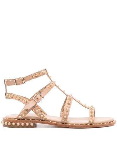 Ash Pepsy Stud-embellished Sandals - Pink