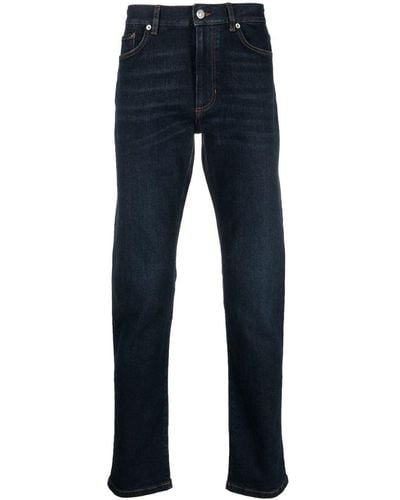 Zegna Roccia Slim-Fit-Jeans - Blau