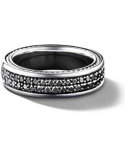 David Yurman Ring Met Diamant - Zwart