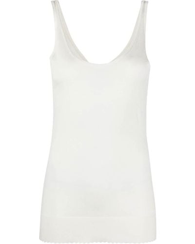 Chloé Tanktop Met Col - Wit