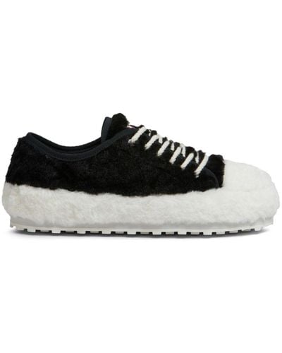 Marni Teddy Lace-up Trainers - Black
