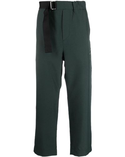 OAMC Cropped-Hose mit Schnallenverschluss - Grün