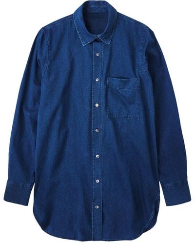 Closed Camisa vaquera de manga larga - Azul