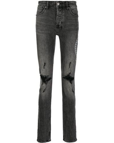 Ksubi Jeans Met Print - Zwart