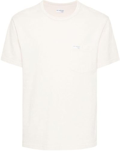 Fay T-shirt à logo appliqué - Blanc