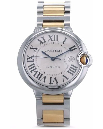 Cartier 2000s プレオウンド カルティエ バロン ブルー42mm - メタリック