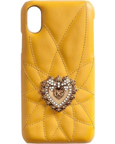Dolce & Gabbana Devotion Iphone X Case - Yellow