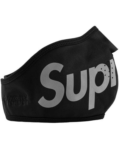 Supreme Masque à logo imprimé - Noir