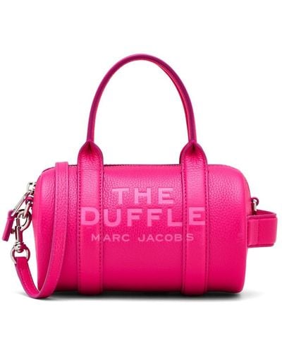 Marc Jacobs The Leather Mini Duffle Tas - Roze