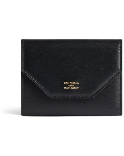Balenciaga Envelope Compact Wallet - Black